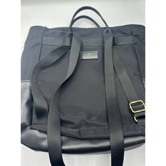 Allancia Dakota Convertible Tote Backpack Gold Hardware Luggage Strap Nylon main image 6